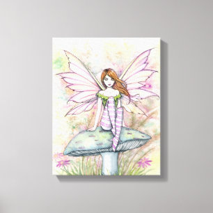 Kleine Frühlings-Fae-Fee-Kunst von Molly Harrison Leinwanddruck