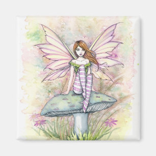 Kleine Frühlings-Fae-Fee-Kunst von Molly Harrison Magnet