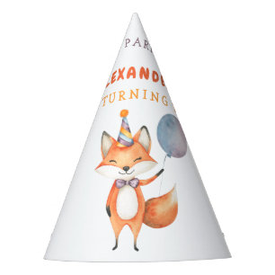 Kleine Fuchs-Geburtstagsfeier Partyhütchen