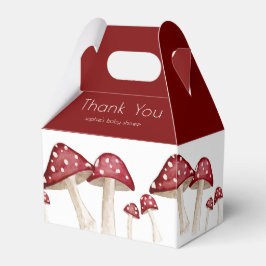 Kleine Fun Typ Red Woodland Mushroom Kinderdusche Geschenkschachtel
