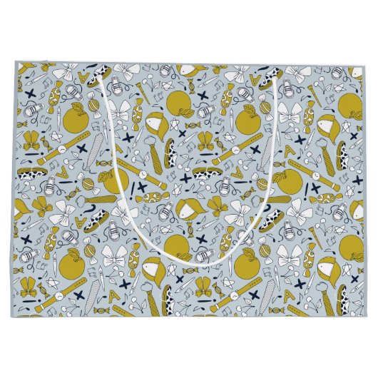 Kleine Funny School Dinge Große Geschenktüte (Rückseite)