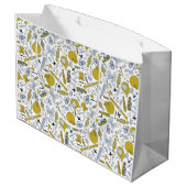 Kleine Funny School Dinge Große Geschenktüte (Rückseite Schrägansicht)