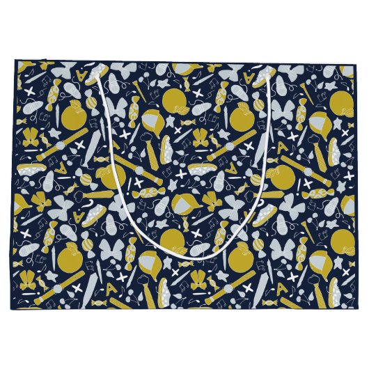 Kleine Funny School Dinge Große Geschenktüte (Rückseite)