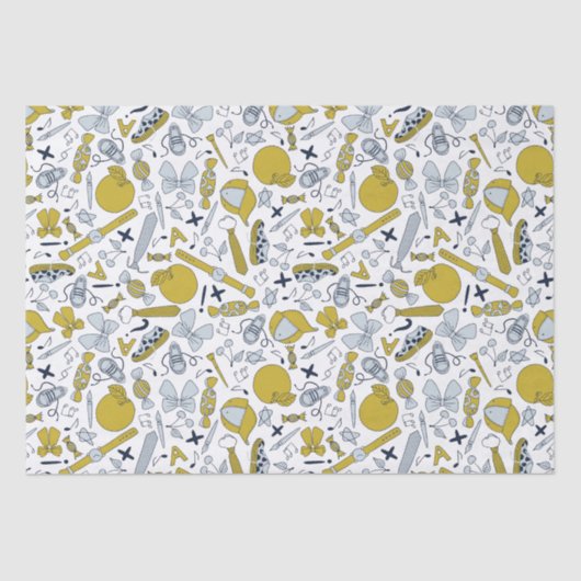 Kleine Funny School Dinge Seidenpapier (Vorderseite)