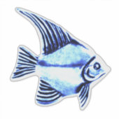KLEINE FÜR KRAFTFAHRZEUGE USW. FISCHDESIGN AUFKLEBER (Vorderseite)