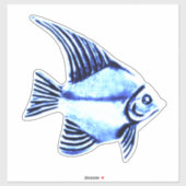 KLEINE FÜR KRAFTFAHRZEUGE USW. FISCHDESIGN AUFKLEBER (Blatt)
