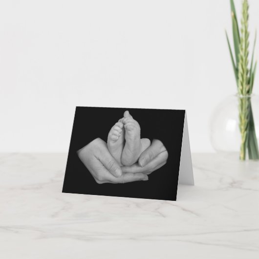 Kleine Füße Karte (Vorderseite)