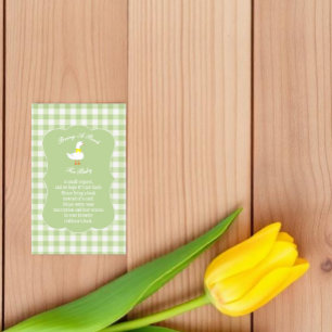 Kleine Gans Baby Shower Bücher Für Baby Begleitkarte
