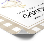 Kleine Gans - raten Sie, wie viele Bonbons es gibt Poster (Ecke)