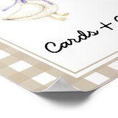 Kleine Gänse - Karten und Geschenke Babydusche Poster (Ecke)