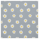 Kleine Gänseblümchen / staubgrau Stoff (Muster)