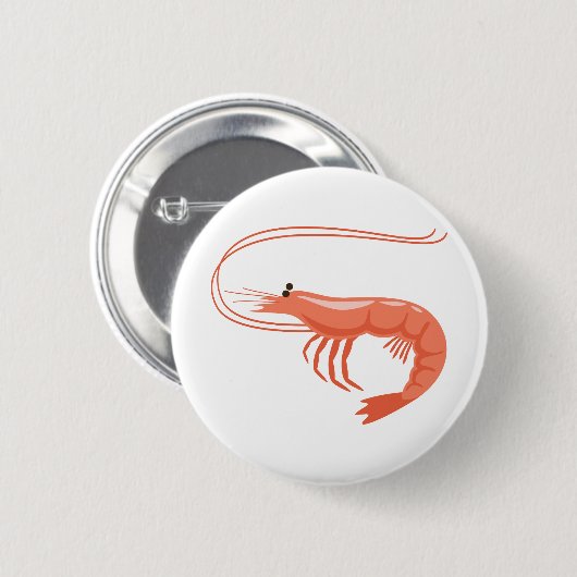 Kleine Garnele Button (Vorne & Hinten)