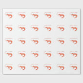 Kleine Garnele Geschenkpapier (Flach)