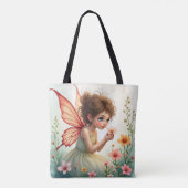 Kleine Gartenfee-Tragetasche Tasche (Rückseite)