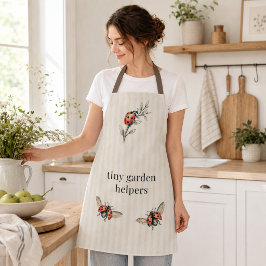 Kleine Gartenhelfer Marienkäfer-Schürze Schürze
