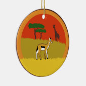 Kleine Gazelle Keramikornament (Rechts)
