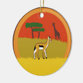 Kleine Gazelle Keramikornament (Links)