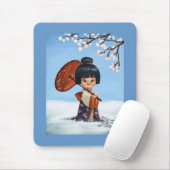 Kleine Geisha Mousepad (Mit Mouse)