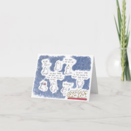 Kleine Geister gehen zur Cinema Grußkarte Karte