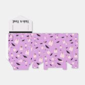 Kleine Geister mit Bows Trick oder Treat Halloween Geschenkschachtel (Ungefaltet)