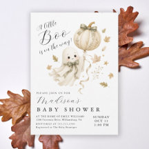 Kleine Geisterbabyparty 'Little Boo on the Way'