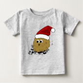 Kleine Gekackt Weihnachten Baby T-shirt (Vorderseite)