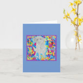 Kleine geklappte Karte (Gelbe Blume)