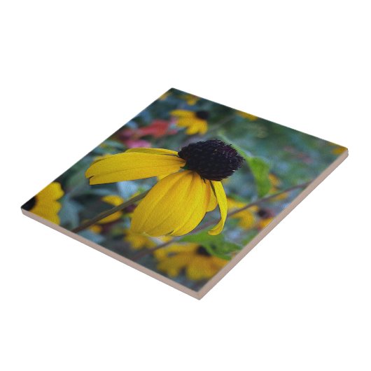 Kleine gelbe Blume Fliese (Seite)