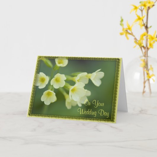 Kleine gelbe Blütenblütenkarte Karte (Gelbe Blume)