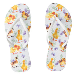 Kleine gelbe Enten Badesandalen