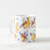 Kleine gelbe Enten Kaffeetasse (Vorderseite Links)