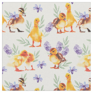 Kleine gelbe Enten Stoff