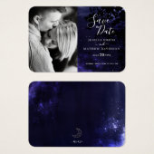 Kleine Geldbörse "Save the Date" Himmelsstars (Vorne & Hinten)