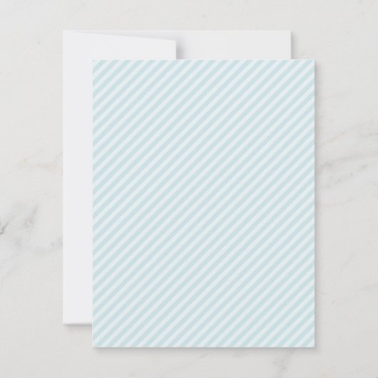 Kleine Gentleman Baby Boy Shower Party Einladungen (Rückseite)