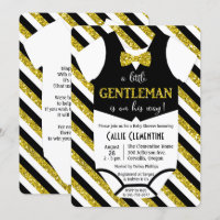 Kleine Gentleman Bow Krawatte Kinderdusche Einladu