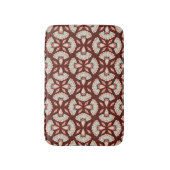 Kleine geometrische Motive: Dekoration eines Texti Badematte (Vorderseite Vertikal)