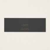 Kleine geometrische Ohrring-Anzeigetafel aus Gold (Rückseite)