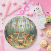 Kleine Gepunktete Geburtstagsparty des Hirschwalde Pappteller (Party)