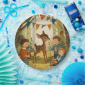 Kleine Gepunktete Geburtstagsparty des Hirschwalde Pappteller (Party)