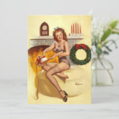 Kleine Geschenk Button hoch Einladung (Stehend Vorderseite)