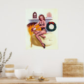 Kleine Geschenk Button hoch Poster (Küche)