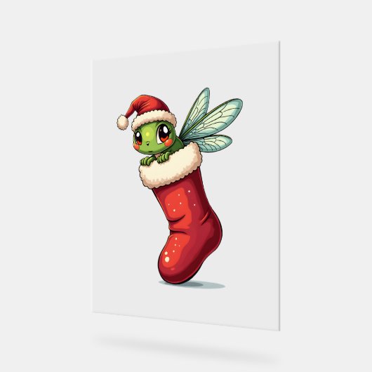 Kleine Geschenk Dragonfly Acrylschild (Winkel)