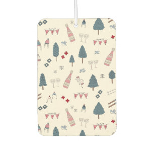 Kleine Geschenk Geschenk für die Skipiste Autolufterfrischer