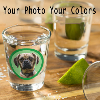 Kleine Geschenk Haustier Hund Mama Vater Lover Fot Schnapsglas