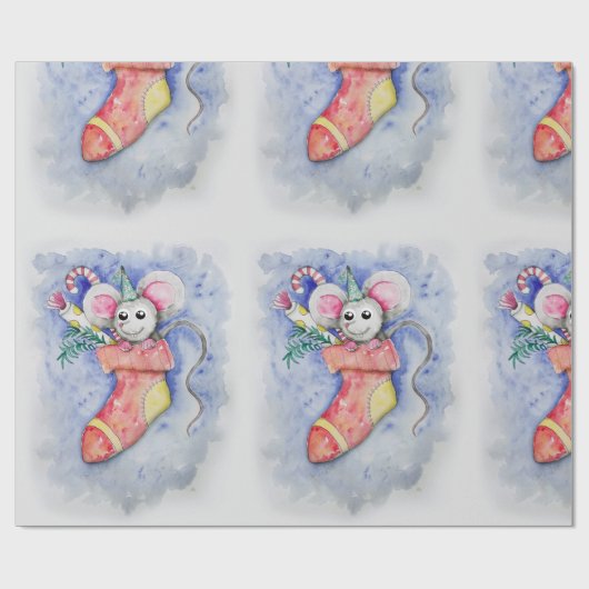 Kleine Geschenk Mouse Geschenkpapier (Flach)