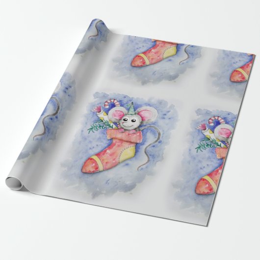 Kleine Geschenk Mouse Geschenkpapier (Ungerollt)