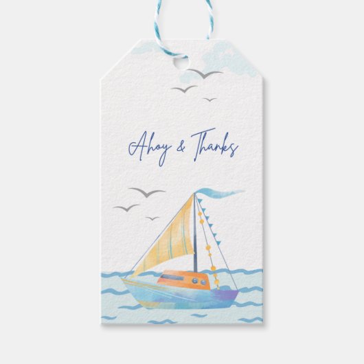 Kleine Geschenk-Tags für Kapitäne Geschenkanhänger (Vorderseite)