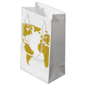 Kleine Geschenk-Tasche oder Bevorzugungs-Tasche - Kleine Geschenktüte (Rückseite Schrägansicht)