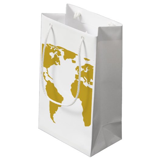 Kleine Geschenk-Tasche oder Bevorzugungs-Tasche - Kleine Geschenktüte (Rückseite Schrägansicht)