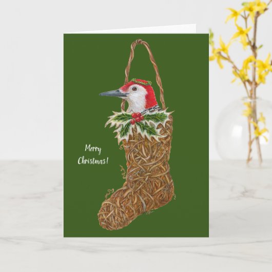 Kleine Geschenk Weihnachtskarte Karte (Gelbe Blume)